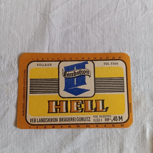 Hell ddr etikett groß - ddr,