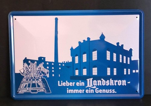 Landskron blechschild immer - landskron,