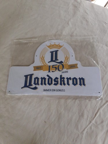 Blechschild landskron bier - blechschild,