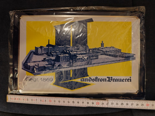 Landskron werbeschild - landskron,