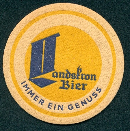 Bierdeckel landskron bier - landskron,