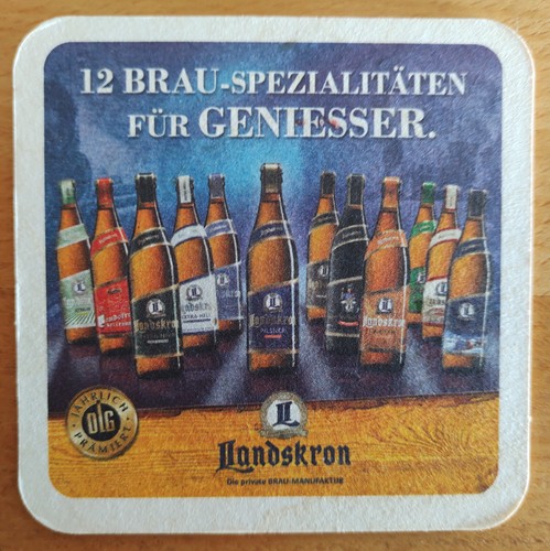 Bierdeckel brauerei landskron - bierdeckel,