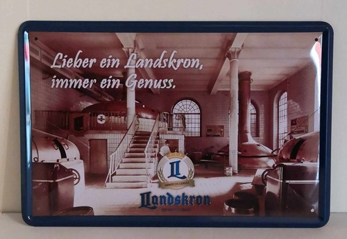 Landskron blechschild 20 - blechschild,,