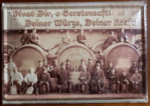 Landskron brauerei blechschild - landskron,